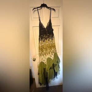 Ever Pretty Black and Green Ombre Dress